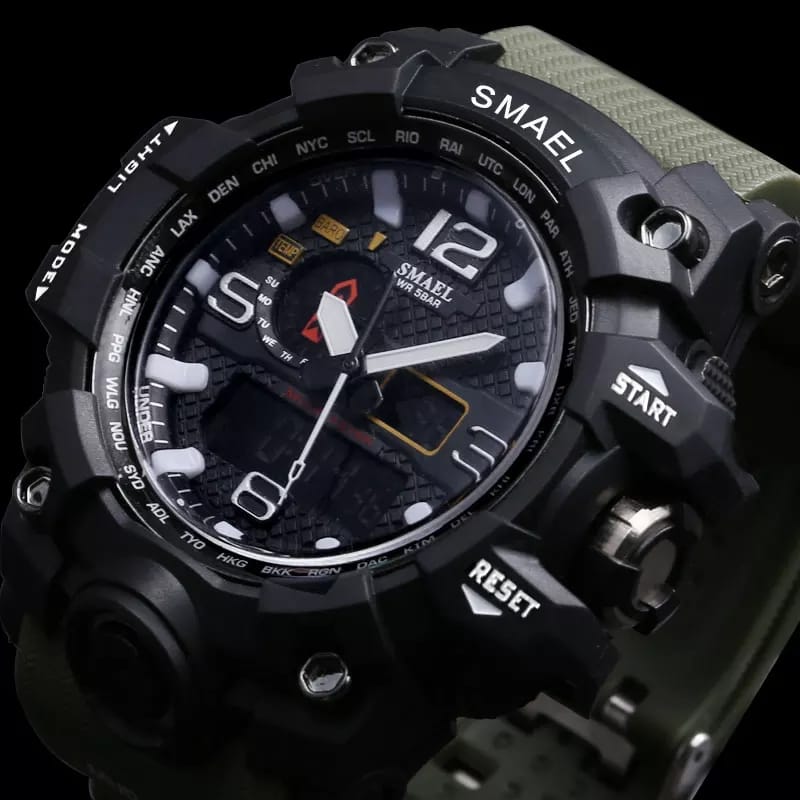 Relógio Militar Smael – Electronic Watch a prova de agua.